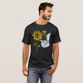 Blessed To Be Called Auntie Elephant Sunflower T-shirt (Voorkant volledig)