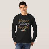 Blessed To Be Called Auntie  Pretty Leopard Print T-shirt (Voorkant volledig)