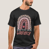Blessed To Be Called Gammy Rainbow Leopard Mother T-shirt (Voorkant)