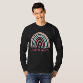 Blessed To Be Called Godmother Rainbow Mom Grandma T-shirt (Voorkant volledig)