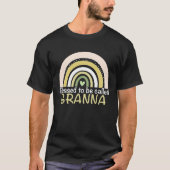 Blessed To Be Called Granna Boho Rainbow Mother s  T-shirt (Voorkant)
