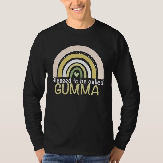 Blessed To Be Called Gumma Boho Rainbow Mother s D T-shirt (Voorkant)