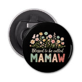 Blessed to be called Mamaw Button Flesopener (Voorkant)