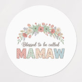 Blessed to be called Mamaw Labels (Design 2)