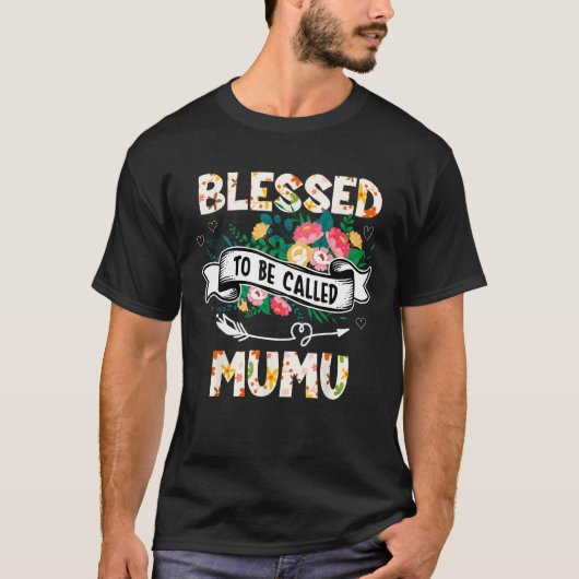 Blessed To Be Called MuMu  Grandma Mother s Day Pa T-shirt (Voorkant)