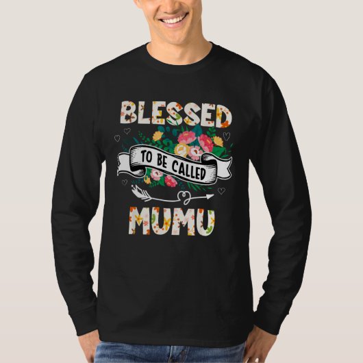 Blessed To Be Called MuMu  Grandma Mother s Day Pa T-shirt (Voorkant)