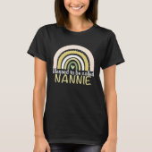 Blessed To Be Called Nannie Boho Rainbow Mother s  T-shirt (Voorkant)