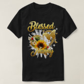 Blessed To Be Called Nanny Grandma Sunflower Mothe T-shirt (Design voorkant)