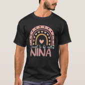 Blessed To Be Called Nina Leopard Rainbow Cute Mom T-shirt (Voorkant)