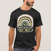 Blessed To Be Called Noni Boho Rainbow Mother s Da T-shirt (Voorkant)