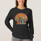 Blessed To Be Called Noni Rainbow Groovy Hippie Mo T-shirt (Voorkant)