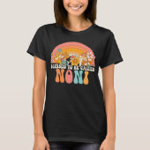 Blessed To Be Called Noni Rainbow Groovy Hippie Mo T-shirt (Voorkant)