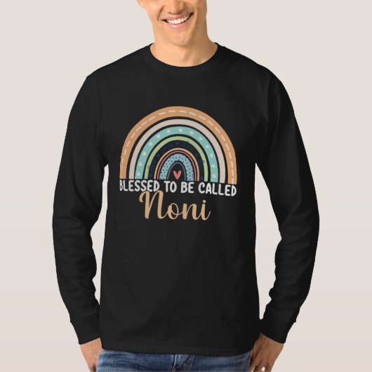 Blessed To Be Called Noni Rainbow Mother s Day Non T-shirt (Voorkant)