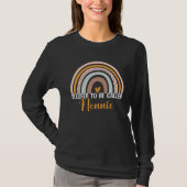 Blessed To Be Called Nonnie Boho Rainbow Mother s  T-shirt (Voorkant)