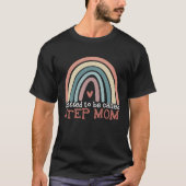 Blessed To Be Called Step Mom Boho Rainbow Best St T-shirt (Voorkant)