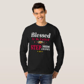 Blessed To Be Called Step Mom Grandma Cute Mother  T-shirt (Voorkant volledig)