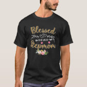 Blessed To Be Called Stepmom  Pretty Leopard Print T-shirt (Voorkant)