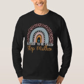 Blessed To Be Called Stepmother Leopard Rainbow Mo T-shirt (Voorkant)
