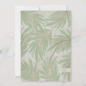 Blessed Tropical Kerstfoto Feestdagenkaart (Achterkant)