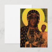 Blessed Virgin Mary Bedankkaart (Voorkant / Achterkant)