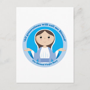 Blessed Virgin Mary Briefkaart