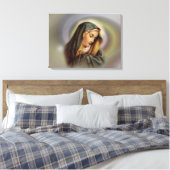 Blessed Virgin Mary Canvas Afdruk (Insitu (Slaapkamer))