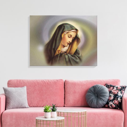 Blessed Virgin Mary Canvas Afdruk (Insitu (Woonkamer))