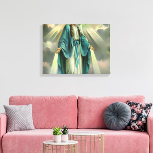 Blessed Virgin Mary Canvas Afdruk (Insitu (Woonkamer))