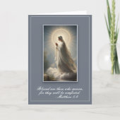 Blessed Virgin Mary Condoleance Kaart (Voorkant)