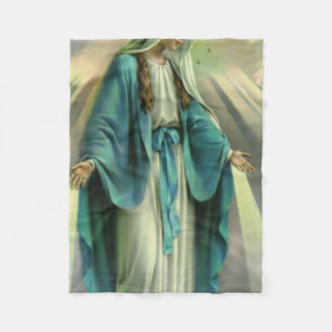 Blessed Virgin Mary Fleece Deken