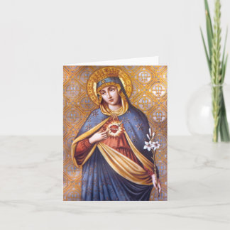 Blessed Virgin Mary Greeting card Kaart