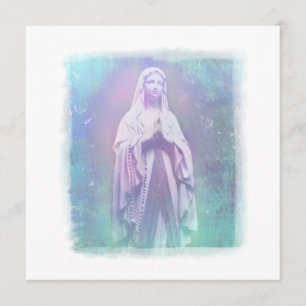 Blessed Virgin Mary Invitation Kaart