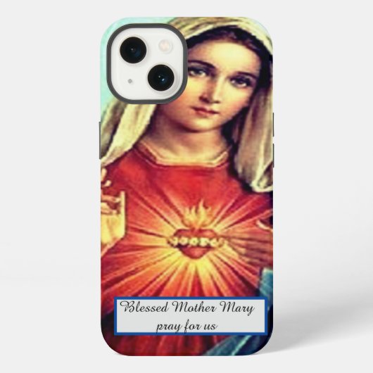 Blessed Virgin Mary iPhone Hoesje (Achterkant)