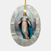 Blessed Virgin Mary Keramisch Ornament (Voorkant)