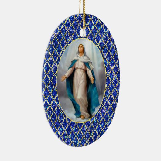 Blessed Virgin Mary Keramisch Ornament (Rechts)