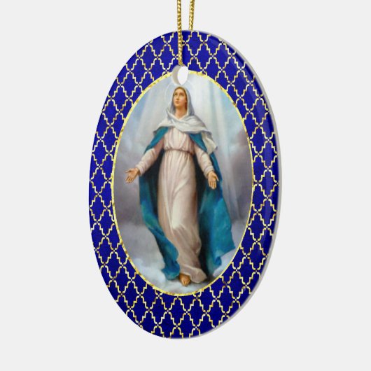 Blessed Virgin Mary Keramisch Ornament (Links)