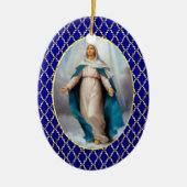 Blessed Virgin Mary Keramisch Ornament (Voorkant)