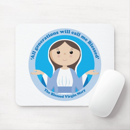 Blessed Virgin Mary Muismat (Met muis)