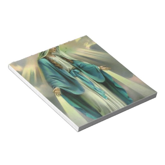 Blessed Virgin Mary Notitieblok (Schuin)