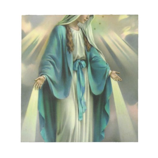 Blessed Virgin Mary Notitieblok (Voorkant)