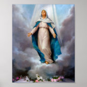 Blessed Virgin Mary Poster (Voorkant)