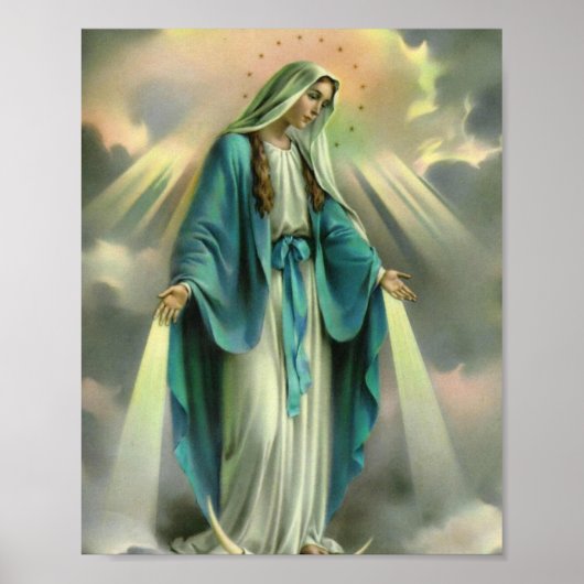 Blessed Virgin Mary Poster (Voorkant)