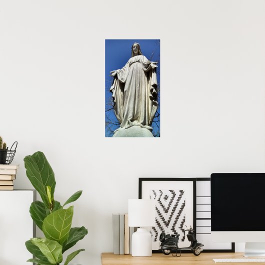 Blessed Virgin Mary Poster (Thuiskantoor)