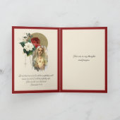 Blessed Virgin Mary Rozenkrans Rozen Snel Beter Ka Kaart (Binnen)