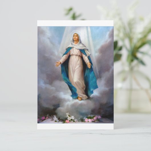 Blessed Virgin Mary Save The Date (Staand voorkant)