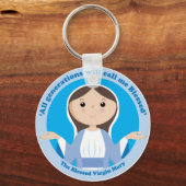 Blessed Virgin Mary Sleutelhanger (Voorkant)
