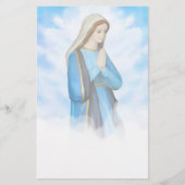 Blessed Virgin Mary Stationery Briefpapier (Voorkant)