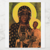 Blessed Virgin Mary Wijn Etiket (Enkel label)