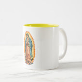 Blessed Virgin of Guadalupe Coffee Mug Tweekleurige Koffiemok (Voorkant rechts)