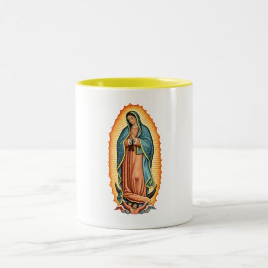 Blessed Virgin of Guadalupe Coffee Mug Tweekleurige Koffiemok (Center)